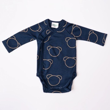 Kidealo: body misie Teddy Bear granatowe 62