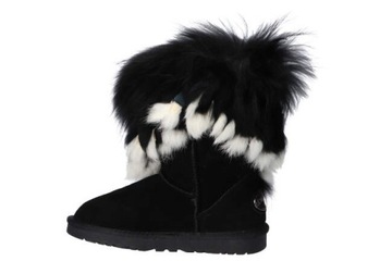 WD840 СНЕЖНЫЕ БОТИНКИ EMU ЗИМНЯЯ ОБУВЬ НА КОЖАНОМ МЕХЕ 38