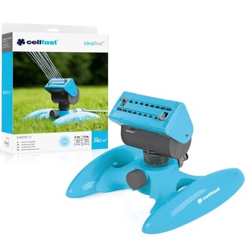 CELLFAST колеблющийся дождевик EXPERT ИДЕАЛЬНО ДЛЯ ПОЛИВА 16 НАСАДОК 52-067