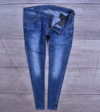 G STAR RAW Super Slim Jeansy Męskie W38 L32