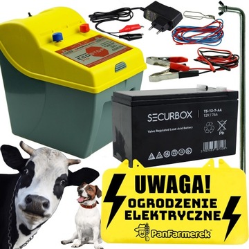 POLSKI ELEKTRYZATOR UNIWERSALNY pastuch ŁADOWARKA NA KONIE +AKUMULATOR 0,4J