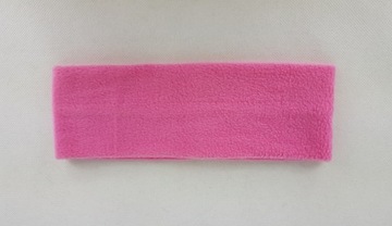 518 OPASKA z polaru polarowa szer. 8 cm ROŻOWA
