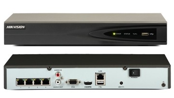 Rejestrator IP z PoE Hikvision DS-7604NI-K1/4P 4K