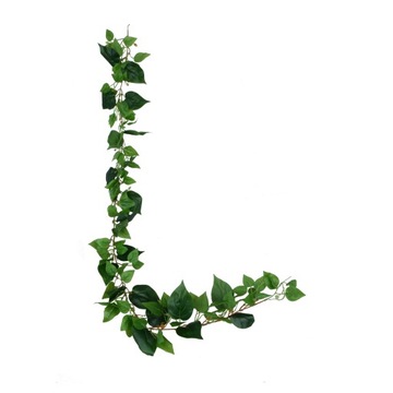 Sztuczny Pothos - zielona girlanda liściasta 177 cm x 1 szt