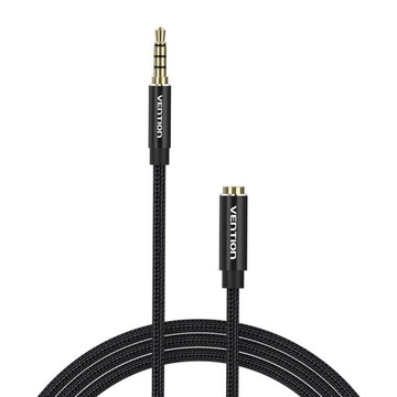 Удлинительный кабель Mini Jack 3,5 AUX 4pin TRRS Наушники, микрофон 3м