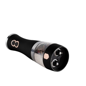Młynek do pieprzu i soli elektryczny 2w1 Black Rose collection
