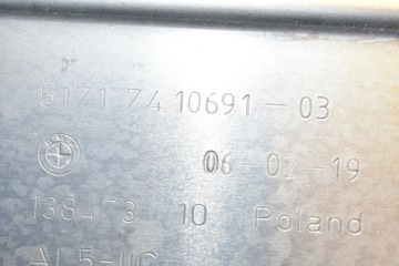 7410691 JINÉ DÍLY VNITŘNÍ ELEKTR. 125 2019 BMW I3 (I01)