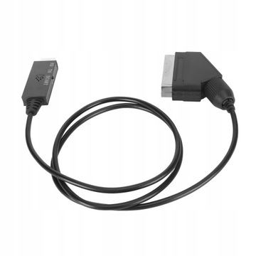 КАБЕЛЬ-ПРЕОБРАЗОВАТЕЛЬ HDMI В SCART ДЛЯ ТВ VHS VCR DVD