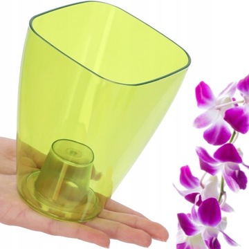 DONICZKA OSŁONKA NA STORCZYK KWIETNIK PLASTIKOWA ROŚLINY 9CM ZIELONA KADAX