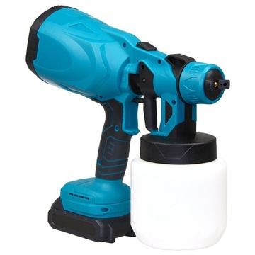 ELEKTRYCZNY PISTOLET MALARSKI BEZSZCZOTKOWY 800ML