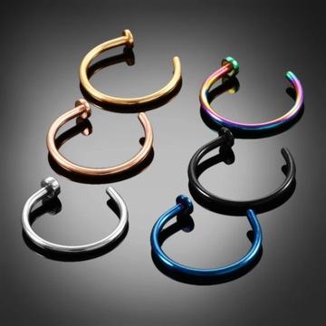 Неокисляемый Anillo de Acero для женщины, пирсинг для ложного нареза