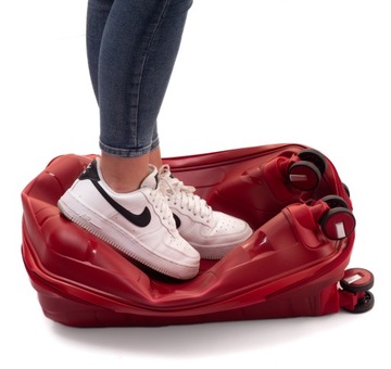 БОЛЬШОЙ ДОРОЖНЫЙ ЧЕМОДАН XXL ИЗ ПОЛИПРОПИЛЕНА RGL БАГАЖНИК С ДВОЙНЫМИ ПОВОРОТНЫМИ КОЛЕСАМИ