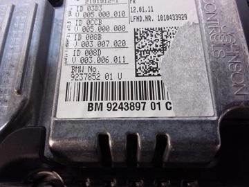 BMW 5 F10 F11 DISPLEJ NAVI 9243897