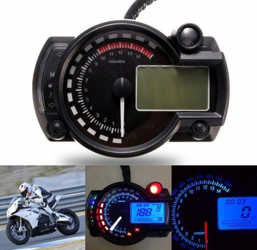 UNIWERSALNY LICZNIK CYFROWY MOTOCYKL QUAD LCD