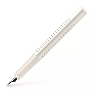 Pióro wieczne szkolne FABER-CASTELL na naboje Grip KREMOWE stalówka F