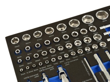 ВСТАВКА ДЛЯ ШКАФА 53Х38СМ НАБОР РОЗЕТОК С ТРЕЩОТКАМИ 1/4