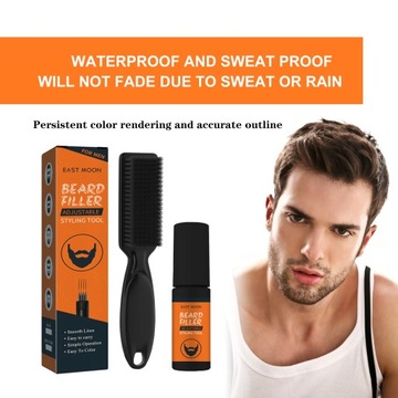 Натуральная ручка-наполнитель для бороды для мужчин