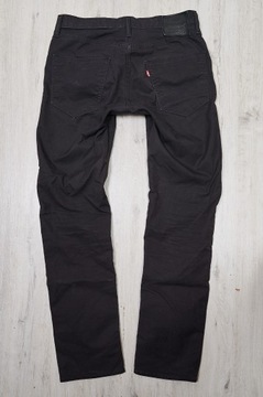 LEVIS 511 SLIM spodnie męskie czarne PREMIUM 30/32 pas 78