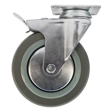 KOŁO OBROTOWE KÓŁKO KOŁA Z HAMULCEM 125MM 100KG