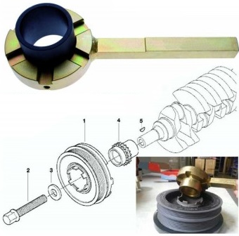 ЗАМОК ШКИВА ГРМ BMW M47 X3 E83 2.0