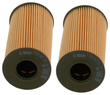 2× BOSCH F 026 407 125 FILTR OLEJE