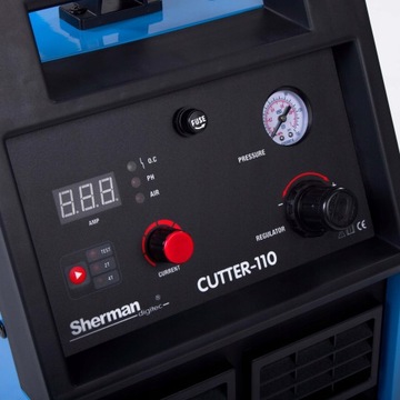 ПЛАЗМЕННЫЙ РЕЗАК PLAZMA SHERMAN CUTTER 110 400В ALU IGBT 105A 40MM 6M