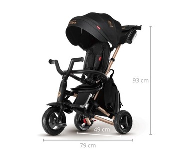 Трехколесный велосипед Qplay Nova+ Rubber Golden