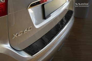 Накладка на задний бампер Volvo XC60 Carbon (запчасть
