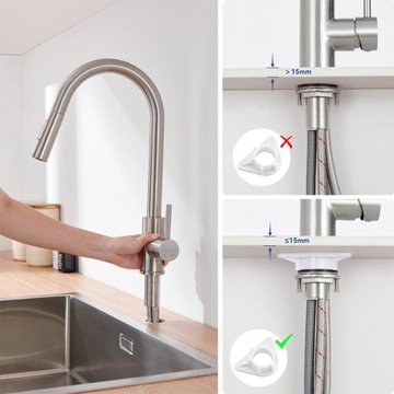 Смеситель для кухни Смеситель для мойки с выдвижным изливом 50СМ, со съемным аэратором