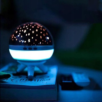 ПРОЕКТОР ЗВЕЗД НЕБО ВРАЩАЮЩИЙСЯ НОЧНИК ДЛЯ ДЕТЕЙ СВЕТОДИОДНЫЙ ПРОЕКТОР В ПОДАРОК