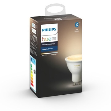 Умная лампа PHILIPS HUE White Ambiance GU10