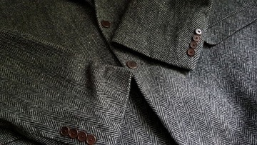 Next Tweed Marynarka r. 62 XXXXL Italy Tweed