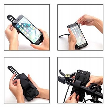 ПРОЧНЫЙ РЕЗИНОВЫЙ ДЕРЖАТЕЛЬ ДЛЯ ТЕЛЕФОНА 4-6 ДЮЙМОВ, GPS-СМАРТФОН, СИЛИКОНОВЫЙ МОТОР