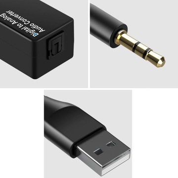 Cyfrowo-analogowy adapter audio, do PS4