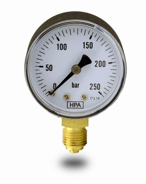 Manometr 0-250 Bar 1/4” 50mm