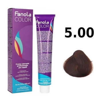 FANOLA CREMA COLORE 100ml farba do włosów nr 5.00