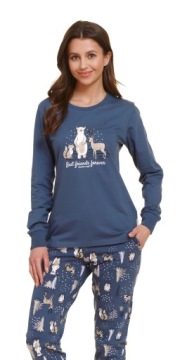 Пижама женская DOCTOR NAP 4340 насыщенный синий М