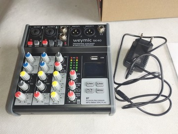 4-канальный профессиональный DJ-микшер MIXER WEYMIC SE-40