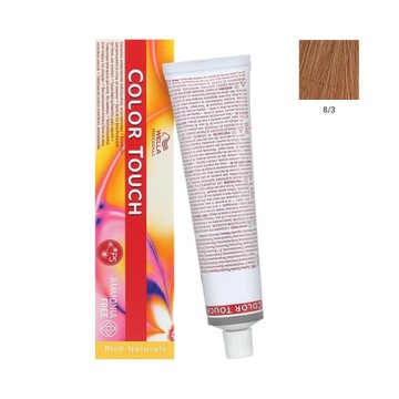 WELLA COLOR TOUCH FARBA BEZ AMONIAKU KOLOR 8/3
