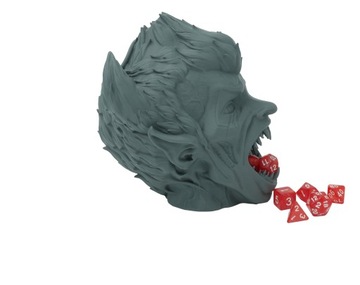 Wampir wieża do kości - Dice Tower Szary ciemny