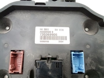 FIAT PANDA II 2 PANEL ŘÍZENÍ VENTILACE