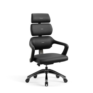 Fotel gabinetowy ergonimiczny biurowy Diablo V-Modular: Carbon Black