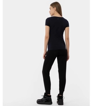 spodnie damskie joggery dresowe bawełniane 4f dresy sportowe wygodne r. s p