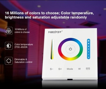 КОНТРОЛЛЕР СВЕТОДИОДНОЙ НАСТЕННОЙ ПАНЕЛИ MILIGHT P3