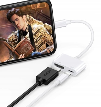 АДАПТЕР Lightning HDMI AV-адаптер iPhone iPad