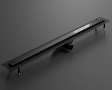 Odpływ liniowy Lambro Nero CZARNY MAT 90 cm