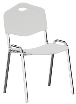 Krzesło plastikowe szare ISO Plastic CR J.SZARE NS