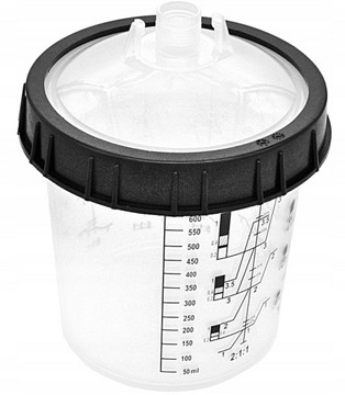 PPS KUBEK WKŁAD 650ml+wieczko SITKO 190mikron 157