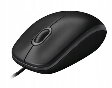 Mysz przewodowa Logitech B100 czarna USB x40