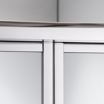 SH09A ДУШЕВАЯ ДВЕРЬ ХРОМ 80 СМ 5 ММ